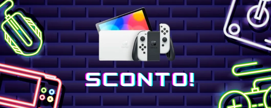 Nintendo Switch Oled: l'ibrida Nintendo IN OFFERTA tramite COUPON su eBay
