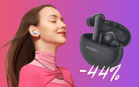 HUAWEI FreeBuds 5i: fino a 28 ore e 3 modalità di cancellazione rumore (-44%)