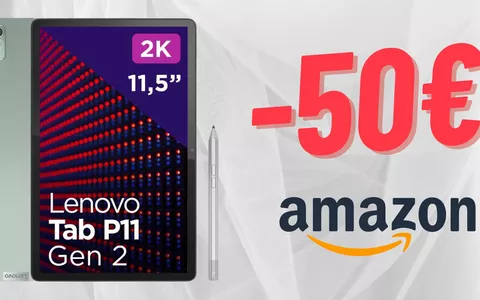 Tablet Lenovo Tab P11 Seconda Generazione ora tuo CON 50€ IN MENO!