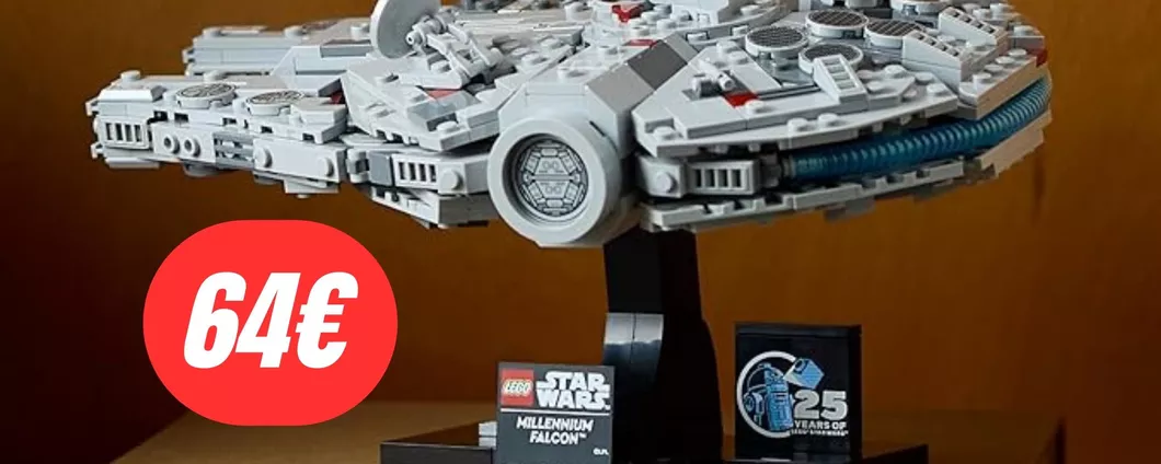 Sali a bordo del Millenium Falcon in versione LEGO in maxi offerta per il Prime Day