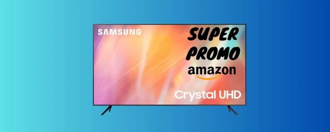 OFFERTISSIMA AMAZON per la tv Samsung Crystal da 43 pollici, corri a scoprirla