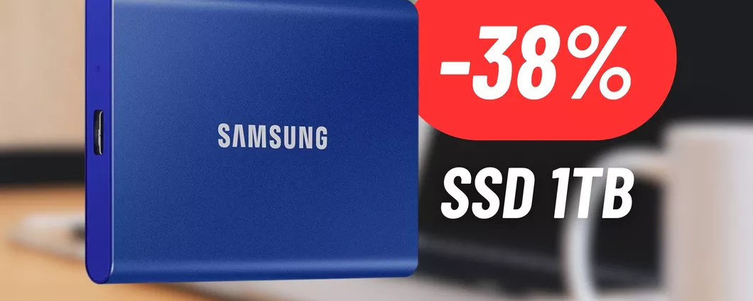 1TB di Storage portatile con l'SSD di Samsung a meno di 100€