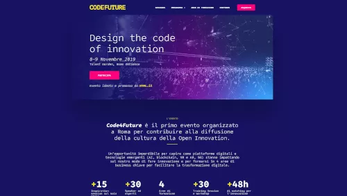 Code4Future: dal Fintech all’IOT, 8 e 9 novembre