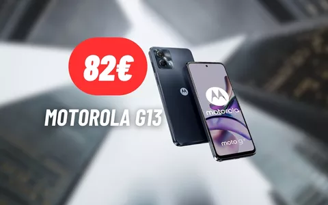 Motorola G13 ad un PREZZO RIDICOLO con lo sconto Amazon (-57%!)
