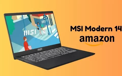 Portatile MSI Modern 14 adesso ad un PREZZACCIO (solo su Amazon)