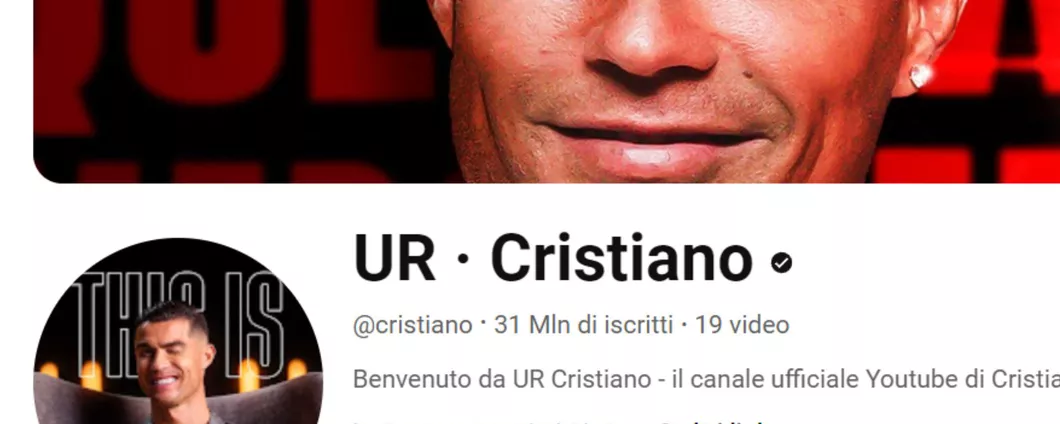 Cristiano Ronaldo apre un canale YouTube: già 31 milioni di iscritti