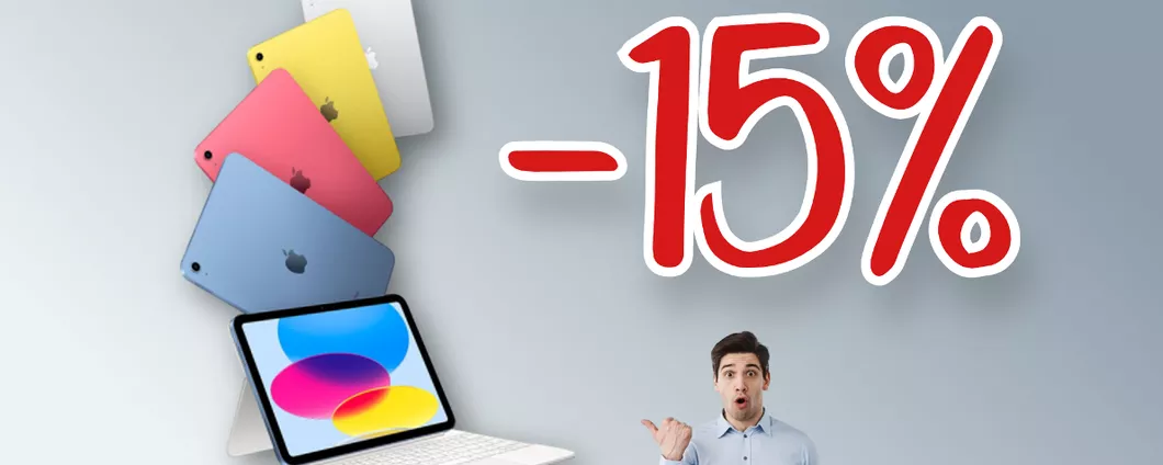iPad 10 in PROMO su Amazon: tutti i colori a meno di 500€!