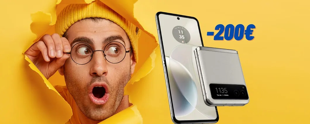 Crolla il prezzo del Motorola Razr 40: 200€ DI SCONTO!