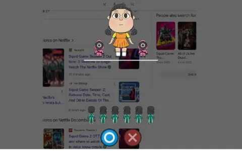 Squid Game su Google: scopri l'Easter Egg interattivo e divertente