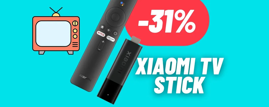 Rendi la tua TV Smart con lo XIAOMI TV STICK in MAXI OFFERTA LAMPO (-31%)