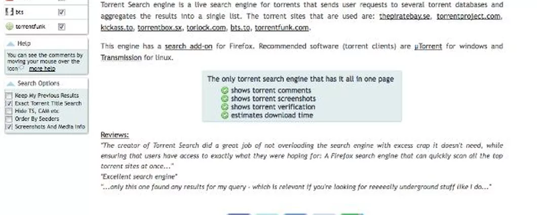 Torrent Meta Search