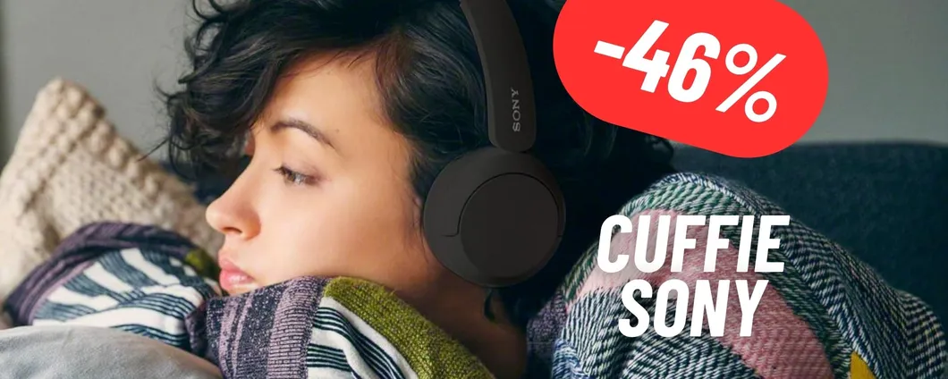 MEGA SCONTO del 46% sulle Cuffie bluetooth Sony: PREZZACCIO AMAZON