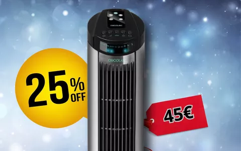 Il miglior ventilatore a torre digitale OGGI A SOLI 45€ su Amazon per poco tempo!