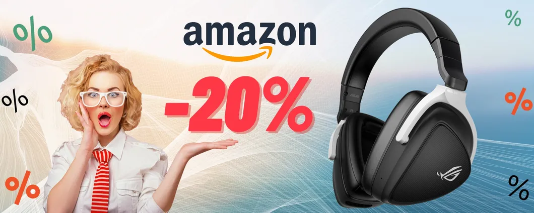 Qualità audio AL TOP con le cuffie GAMING di ASUS ROG in OFFERTA!