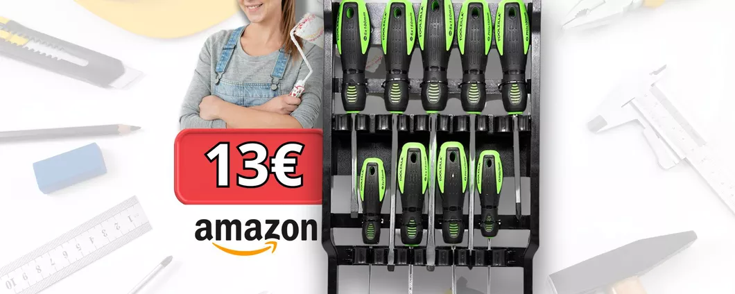 SOLO 13€ per il set di Cacciaviti Magnetici per la Festa della Mamma su Amazon!