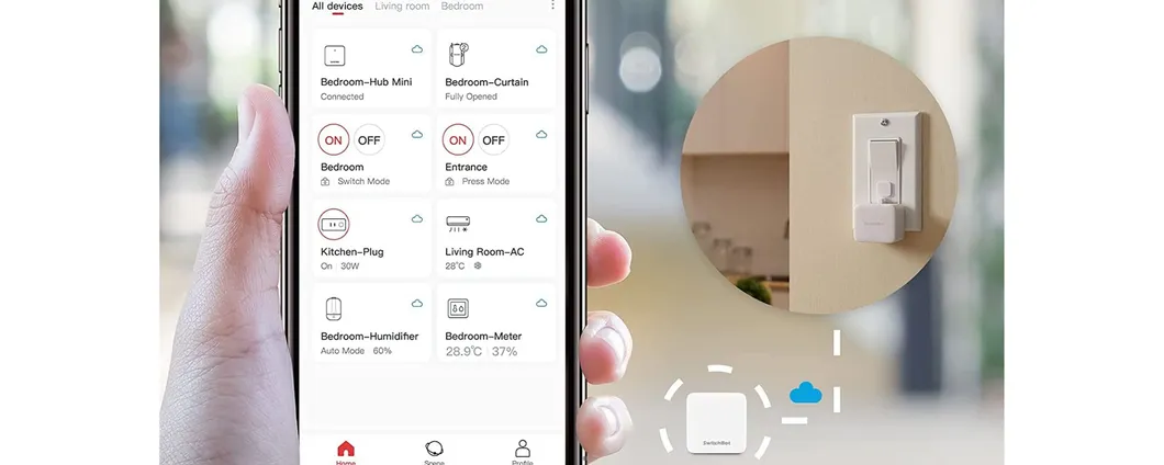 SwitchBot: Interrutore intelligente con supporto per Alexa in offerta su Amazon