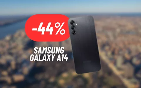 Samsung Galaxy A14: il più venduto su Amazon al 44% di sconto