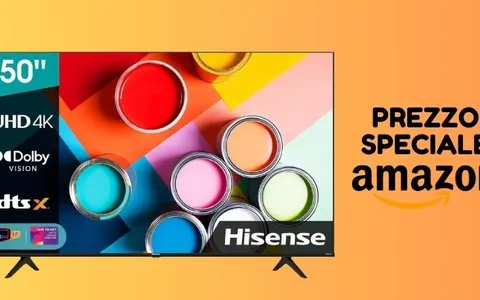 Tv Hisense UHD 4K 50 pollici: su Amazon ti costa meno di 340 euro!