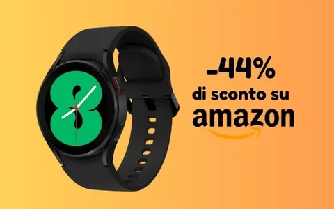 Solo su Amazon SUPER SCONTO del 44% su Samsung Galaxy Watch4!