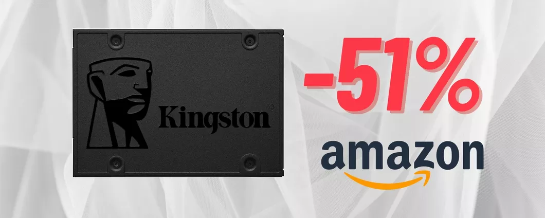 OFFERTISSIMA per l'SSD Kingston A400 da 480GB a META' PREZZO!