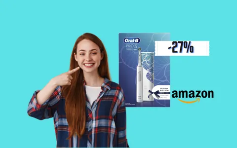Sorriso smagliante con lo spazzolino Oral-B IN SCONTO su AMAZON