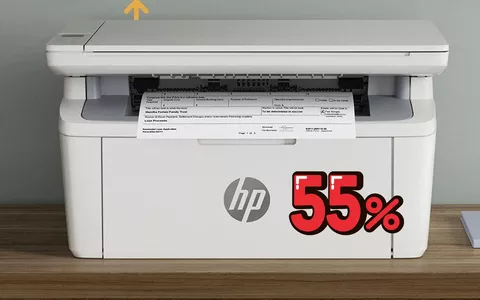 Stampante HP compatta e perfetta per casa e ufficio al 52% di sconto su Amazon!