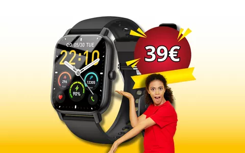 CHE BOMBA: 56% di sconto per Smartwatch super accessoriato a soli 39€!