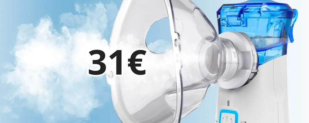 Aerosol PORTATILE e ultra silenzioso a soli 31€: approfitta della PROMO a tempo!