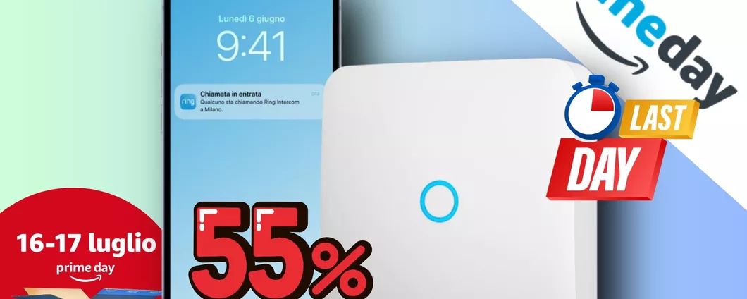 PAZZESCO: 55% di sconto per Ring Intercom di Amazon per il Prime Day!