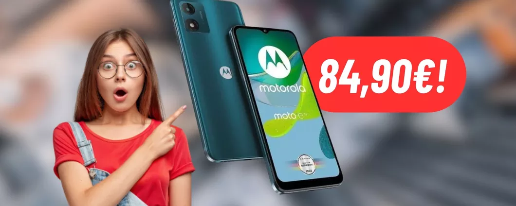 Motorola E13 al 58% di sconto: smartphone a MENO DI 85€ su eBay