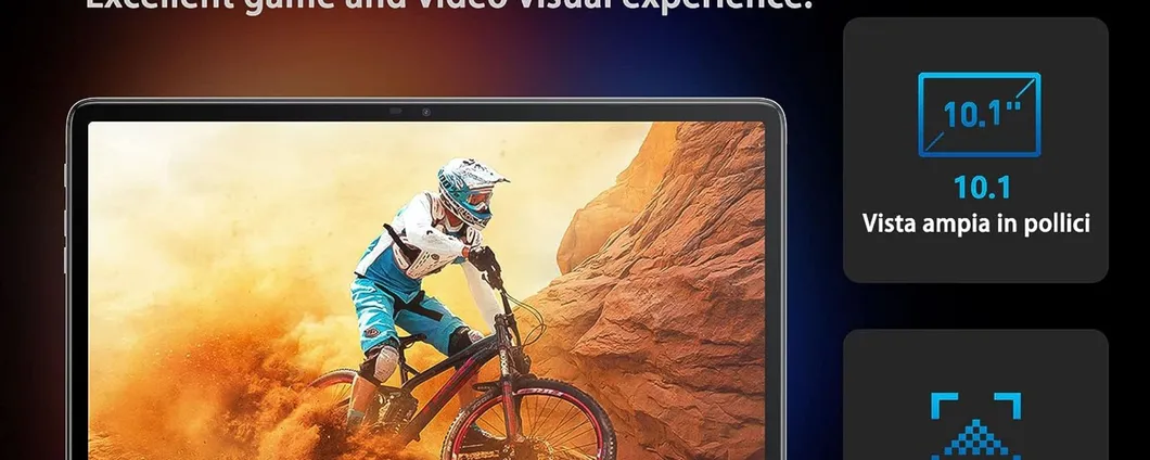 Tablet N-ONE con sim 4G e display da 10