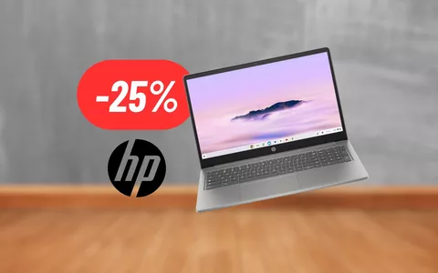 Crolla del 25% il prezzo del Chromebook HP con Intel i3 e 8GB di RAM