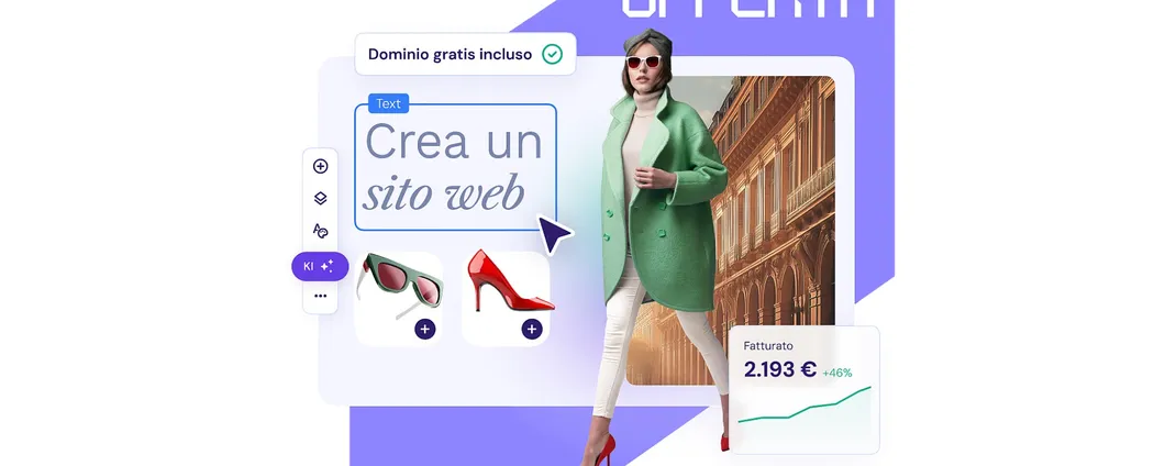 Servizio di hosting e website builder con IA da 2,49 €/mese con Hostinger