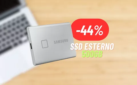 500GB di storage con l'SSD Samsung al 44% di sconto su Amazon
