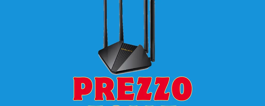 Router Mercusys con porta Gigabit, MU-MIMO ideale per IPTV ad un prezzo FOLLE su Amazon