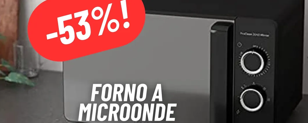 INCREDIBILE SCONTO del 53% sul Forno a Microonde Cecotec: PREZZO PAZZESCO