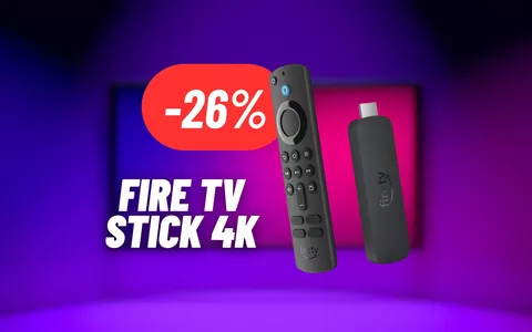 Accedi a tutte le piattaforme streaming con la Fire TV Stick 4K: 26% DI SCONTO