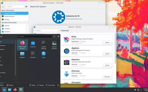Kubuntu 22.10: arrivato KDE Plasma 5.25 e Linux 5.19