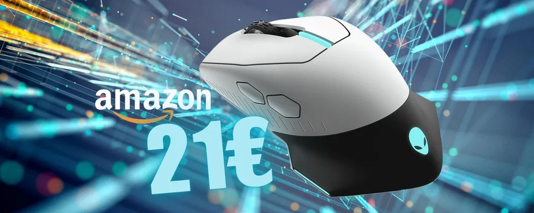Mouse da gaming wireless ergonomico in SCONTO del 60%