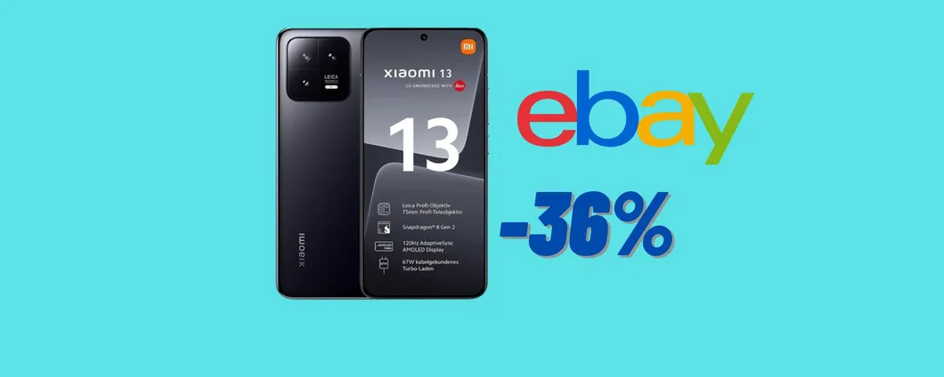 Xiaomi 13 5G: MEGA SCONTO su eBay