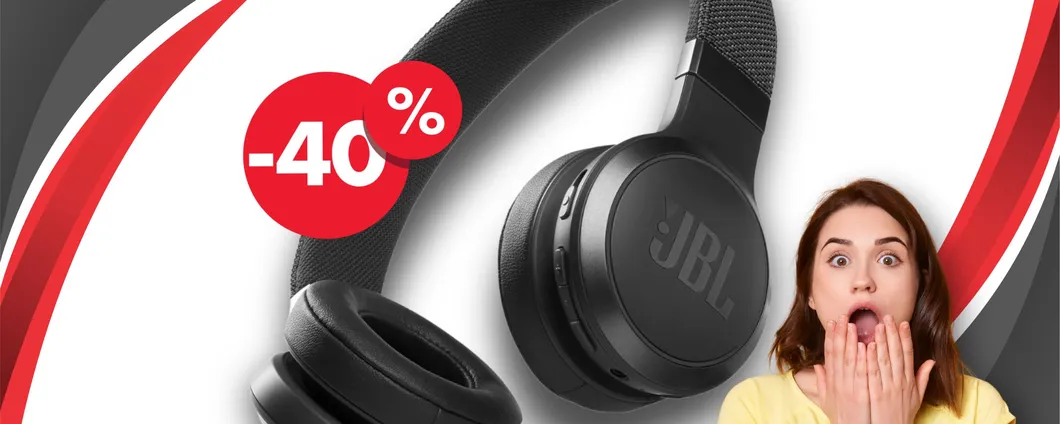 Le cuffie PERFETTE per i viaggi in aereo: JBL LIVE al 40% in meno!