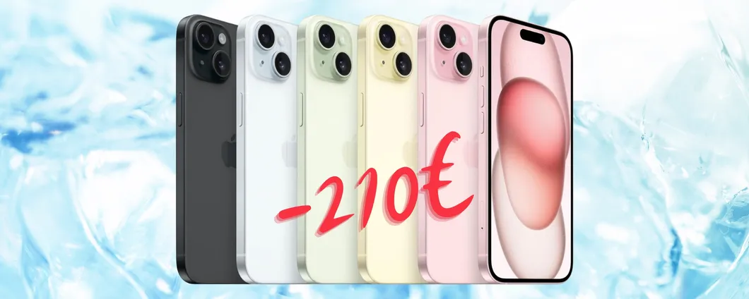 iPhone 15: offerta imperdibile su Amazon, risparmi 210 euro