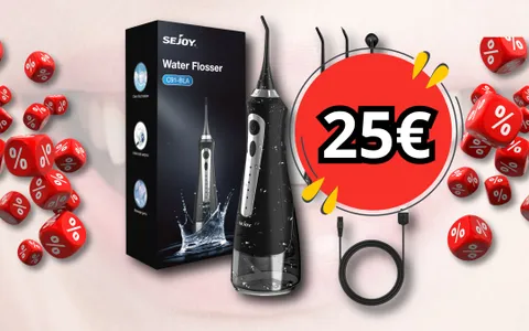 SOLO 25€ per avere un sorriso smagliante con Idropulsore Dentale e Irrigatore Orale!