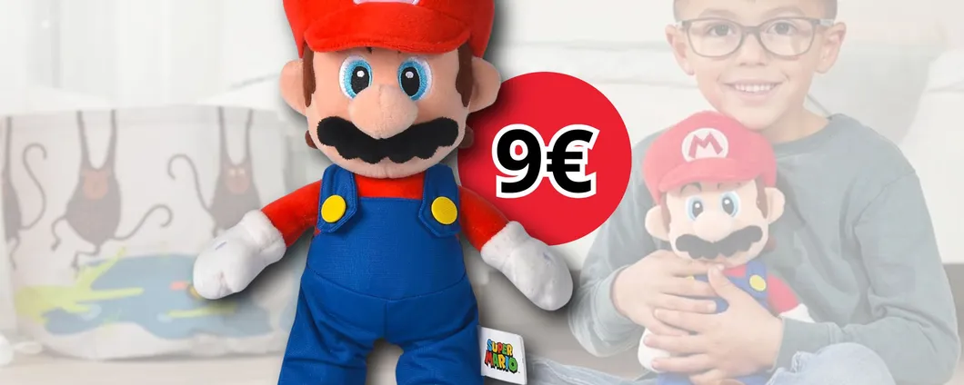 Peluche di Super Mario: SOLO 9€ per far felici i tuoi bimbi (-42%)