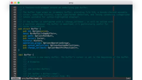 AMP: un text editor completo da shell