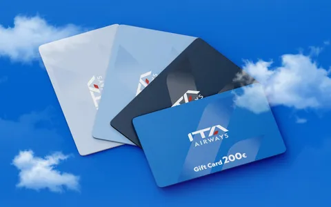 A Natale regala un volo ITA Airways: sconto del 10% su tutte le gift card