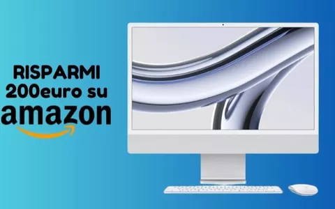 SCONTATISSIMO: iMac con chip M3 ti costa 200 euro IN MENO su Amazon!