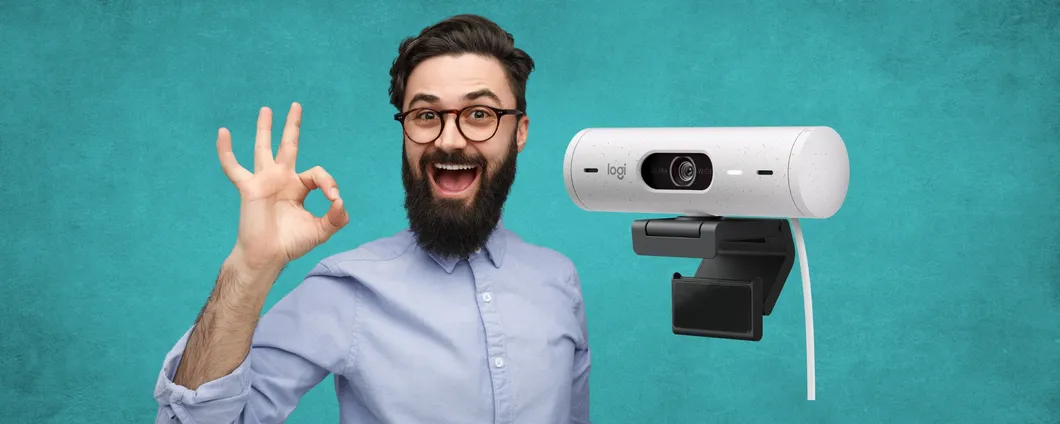 Logitech Brio 500: qualità professionale a un prezzo imbattibile (-55€)