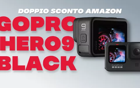 GoPro HERO9 Black IMPERDIBILE con il doppio sconto Amazon: tua a meno di 290€