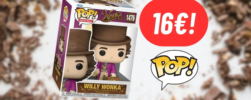 Il Re del Cioccolato, Willy Wonka, in versione FUNKO POP a soli 16€: OFFERTISSIMA
